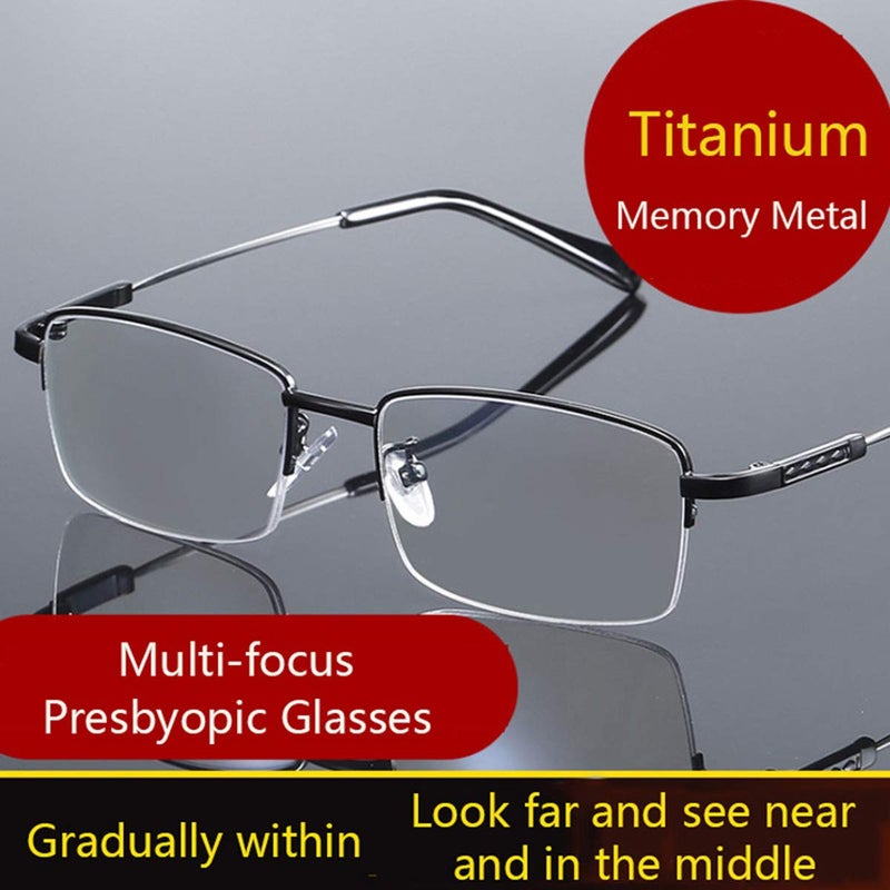 MIRYEA Progressive Multifocus Reading Glasses Blue Light Blocking Computer Readers - Image 4